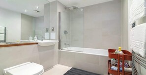 Shower, hair dryer