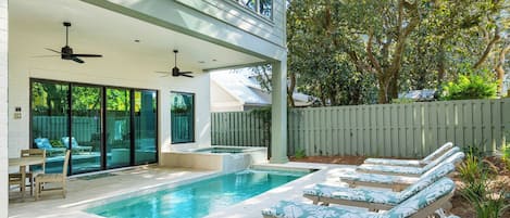Piscine chauffée