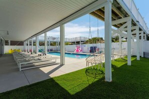 Pool - Oceanfront Free EV charger & GolfCart, Pool (Ocean Isle Beach)