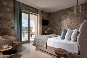 Deluxe Double Room, Sea View no.3 | Meja, Wi-fi percuma, cadar katil 