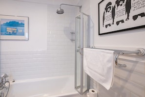 Shower, hair dryer