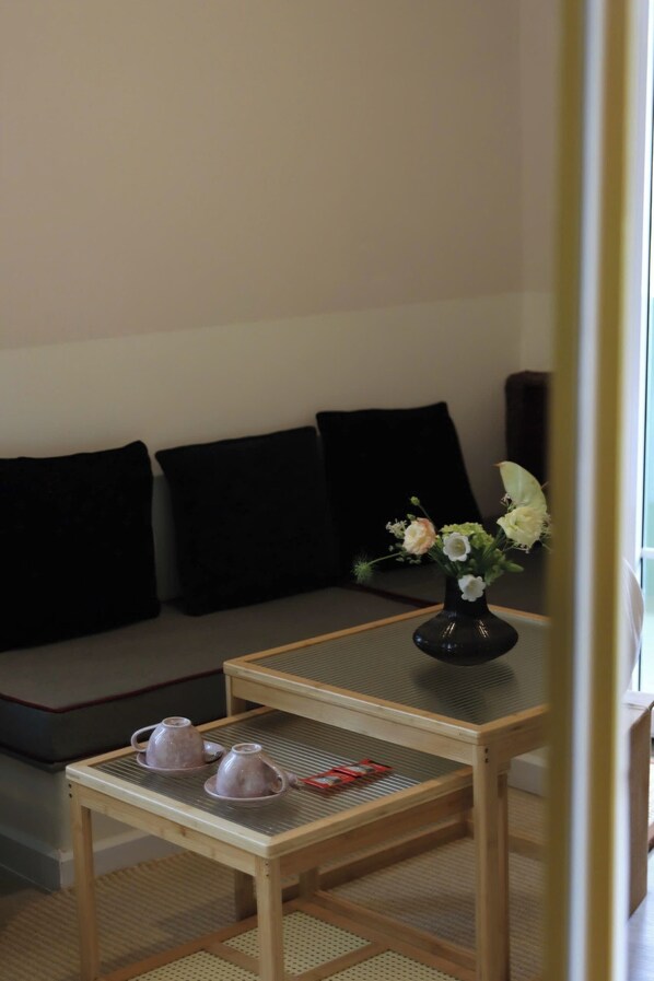 Premier Double Room, 1 King Bed, City View | In-room safe, desk, soundproofing, iron/ironing board - Le Macaron Garden Stay - Boutique Hotel Da Lat (Da Lat)