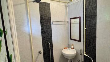 Towels, soap, toilet paper