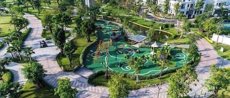 Deluxe Apartment, 1 Bedroom, City View | Garden view