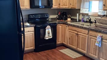 Microwave, oven, stovetop