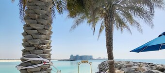 Full sea sunset view, Marjan Island, beach, 1 bed