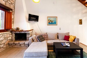 Villa | Opholdsområde | Pejs