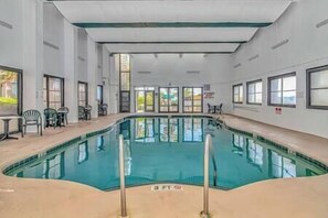 Indoor pool - Direct Oceanfront on Boardwalk | Tiki Bar & Pools (Myrtle Beach)