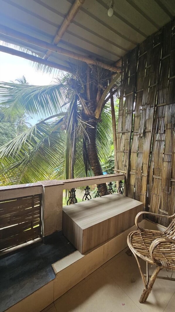 Balcony view - Jeet Hostel and Rooms Palolem Goa (Canacona)