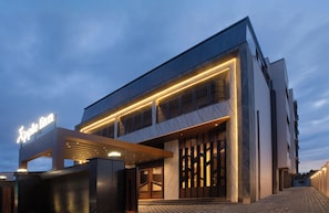 Front of property – evening/night