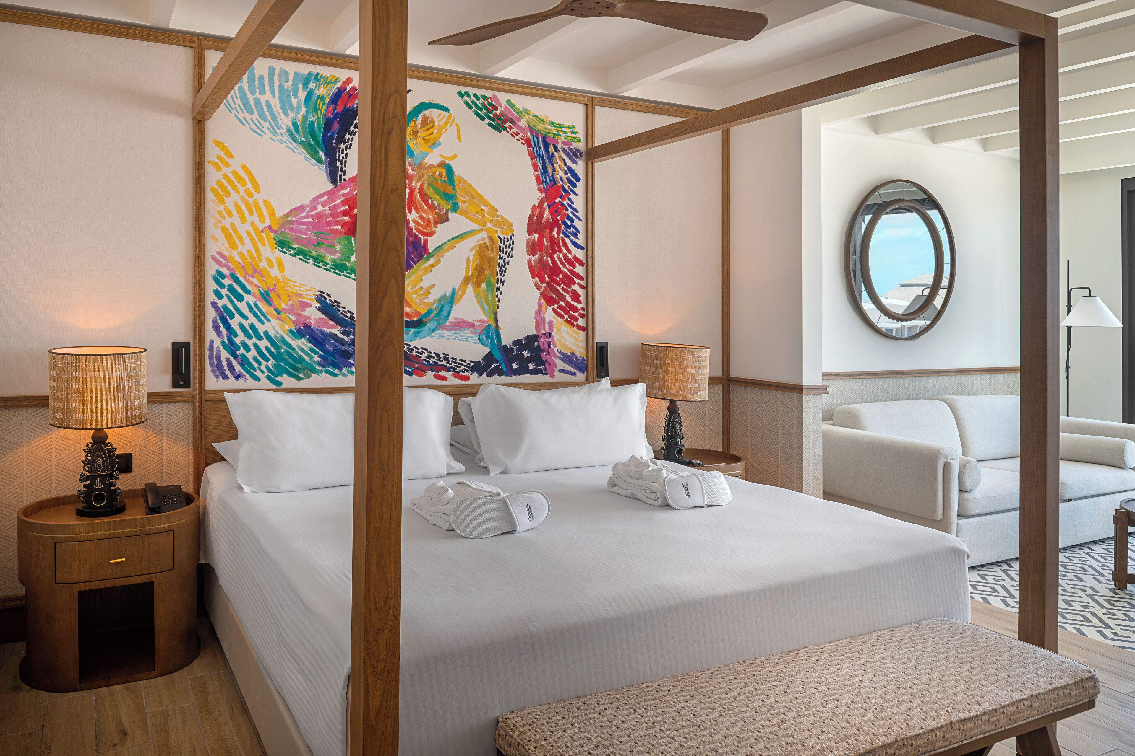 Free minibar, in-room safe, desk, laptop workspace