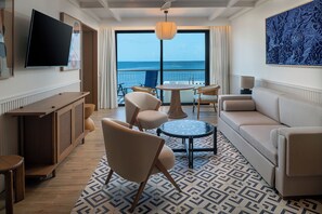 Privilege Master Suite Ocean Front | Living room - Ocean Allure Costa Mujeres - Adults Only - All Inclusive (Costa Mujeres)