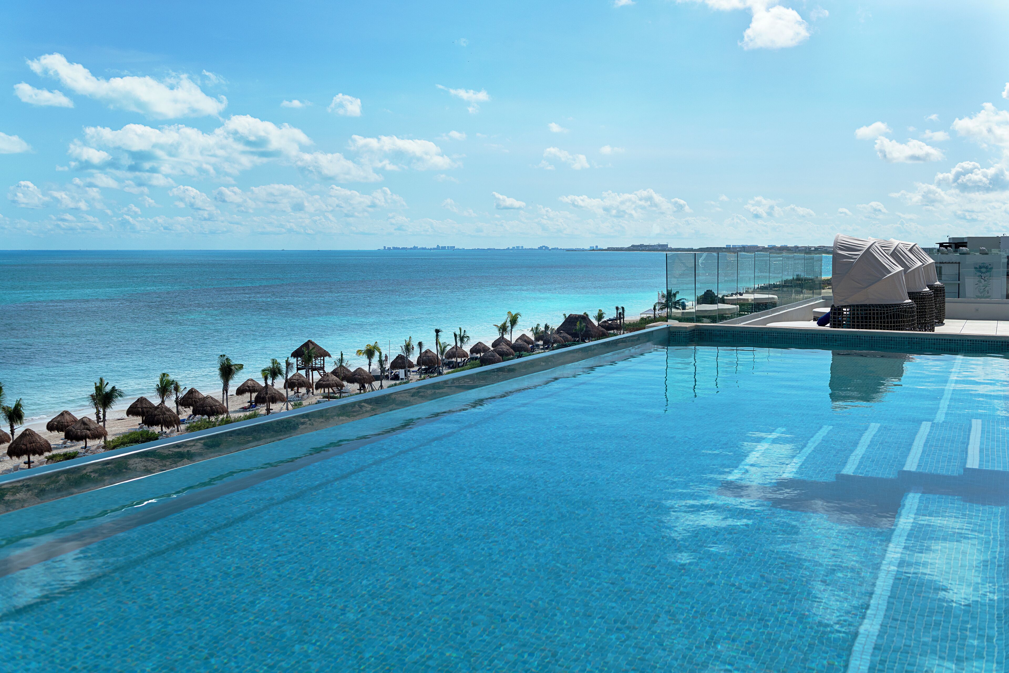 5 outdoor pools, cabanas (surcharge), pool umbrellas