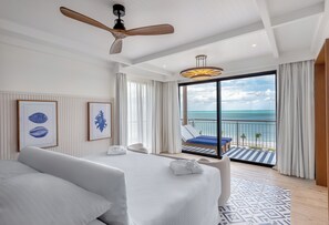 Privilege Master Suite Ocean Front | 1 makuuhuone, ilmaiset minibaarituotteet, tallelokero huoneessa