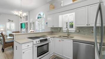 Dishwasher, dining tables