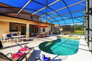 Pool - Gated 24/7/5bdr/ private pool/spa, GR/grill, 180 (Davenport)