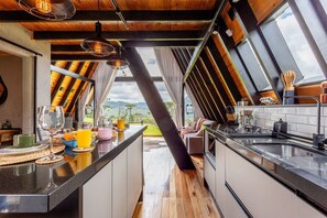 Cabin | Private kitchen - Wood Cabin Urubici (Urubici)
