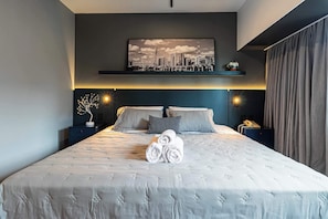 1 habitación, tabla de planchar con plancha, wifi y ropa de cama 