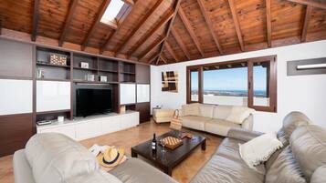 TV, fireplace, ping pong