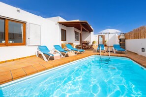 A heated pool - Villa Haria - Three Bedroom Villa, Sleeps 6 (Tías)