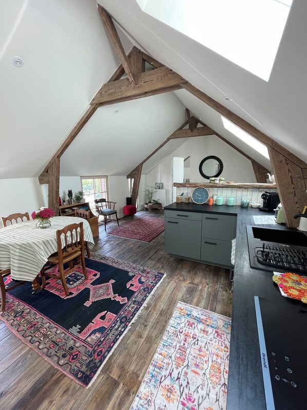 Fridge, microwave, oven, stovetop - Rotheneuf chaplaincy (Saint-Malo)