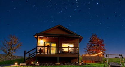 Log Cabin #2 LURAY Cozy Couples Hot Tub Stone Fireplace Mtn View Shenandoah Park