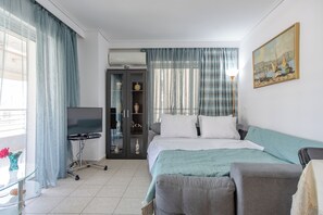 1 soverom, strykejern/-brett, reiseseng for barn og wi-fi (inkludert)