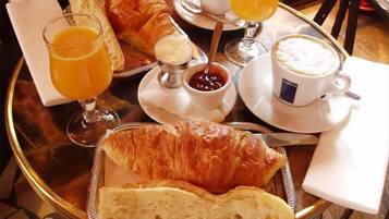 Daily continental breakfast for a fee