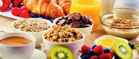 Petit déjeuner compris