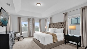 5 slaapkamers, een strijkplank/strijkijzer, wifi, beddengoed