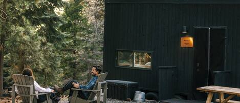 Udsigt fra overnatningsstedet