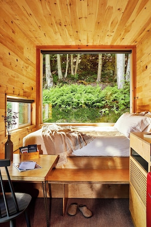 小屋, 1 张大床 (View) | 私人厨房 | 迷你冰箱、炉灶、厨具/餐具、纸巾