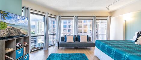 1 chambre, fer et planche à repasser, Wi-Fi gratuit, draps fournis