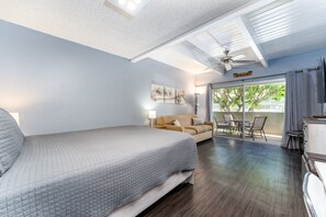 Desk, iron/ironing board, free WiFi, bed sheets