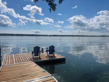 The beautiful main dock