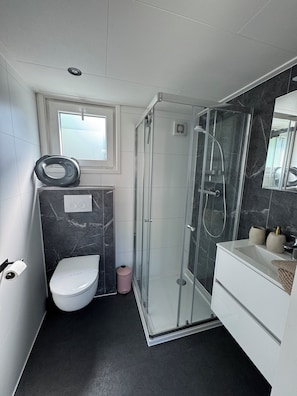 Shower, hair dryer, towels, soap - 3bedroom, heated pool, 20min to beach, kidsproof (Heinkenszand)
