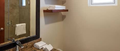 Towels, toilet paper