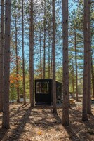 Standard Cabin, 1 Queen Bed | 1 bedroom, desk, laptop workspace, bed sheets