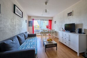 TV, DVD player - L'Escale du Cap Horn - Appt 4p, à 1km de la mer (Courseulles-sur-Mer)