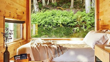 小屋, 1 張加大雙人床 (View) | 私人廚房 | 迷你雪櫃、爐具、廚房用具/餐具/器皿、紙手巾