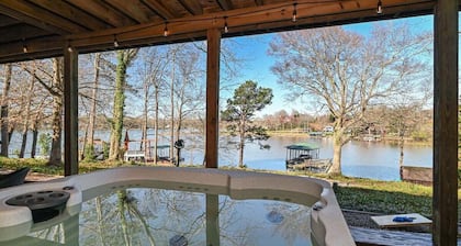 LKN Lakefront | Private Dock | Hot Tub | Pet Friendly