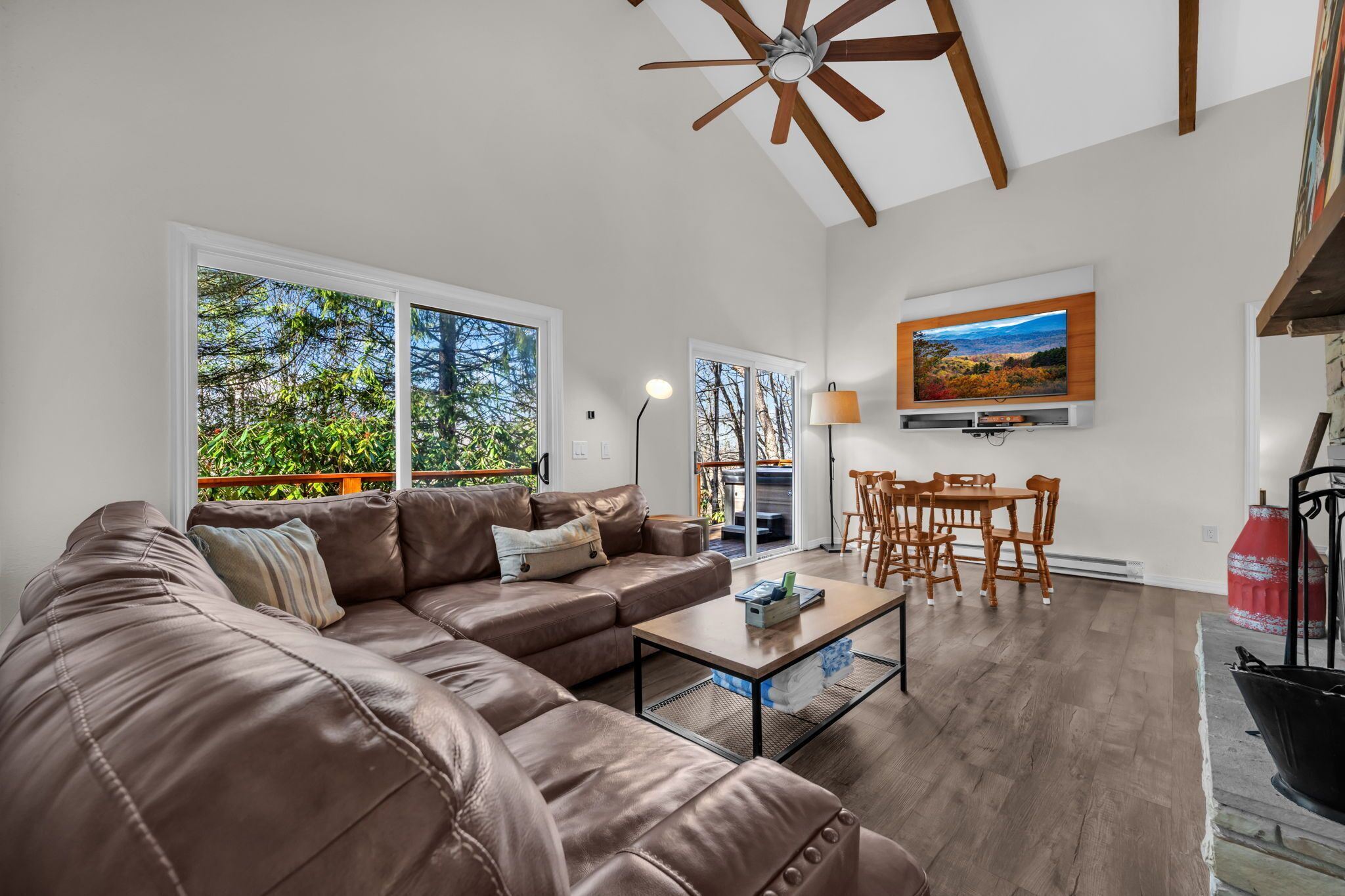 智能电视、壁炉