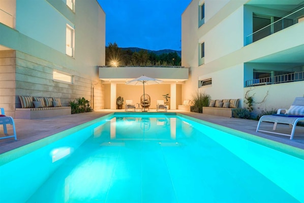 Piscine chauffée