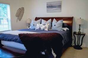 2 bedrooms, travel crib, free WiFi, bed sheets