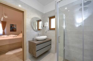 Shower, hair dryer