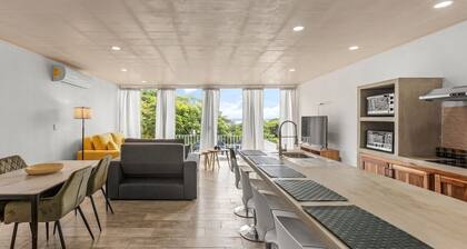 Apartment # 2 in wonderful playa pita , with 2 bedrooms WiFi, AC , privet pool