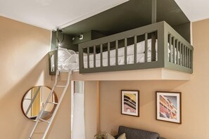 1 soverom, reiseseng for barn, wi-fi og sengetøy