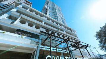 Façade de l’hébergement