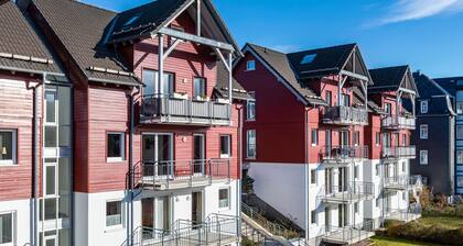 Appartement 'Ferienwohnung Tannenblick 2-1' avec jardin partagé, balcon et Wi-Fi