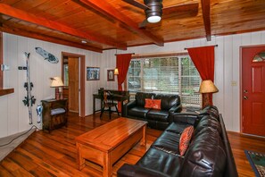 Apartment, Multiple Beds, Hot Tub, Mountain View | Living area | Fireplace - Bear Mountain Escape (Big Bear Lake)